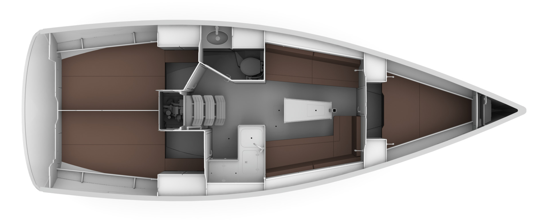 Bavaria Cruiser 34 - Version 3 cabines / 1 salle de bain