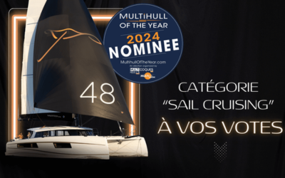 Nautitech 48 Open nominé pour le prix Multihull of the Year !