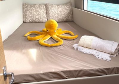 Nautitech 40 Open - 2022 - Neo Marine - Intérieur- Carré - Voile - Navigation - Salon - Cabine - Salle de bain - Cuisine - Pointe avant