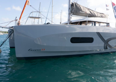 Extérieur de l'Excess 11 d'occasion au mouillage en Martinique