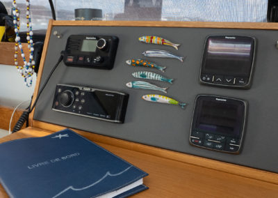 Table à cartes sur le Nautitech 40 Open